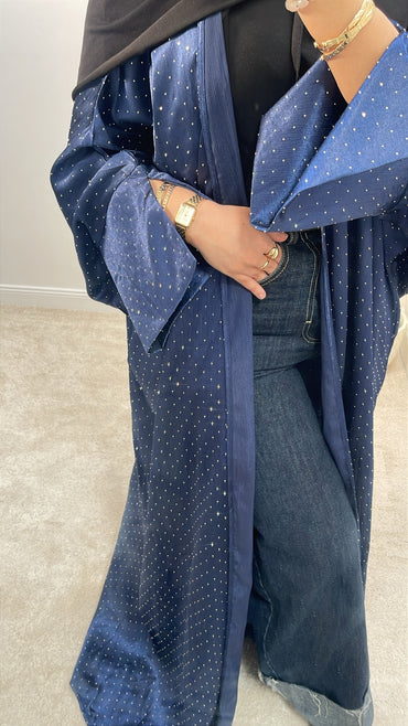 Kimono Khaleeji - Marineblauw